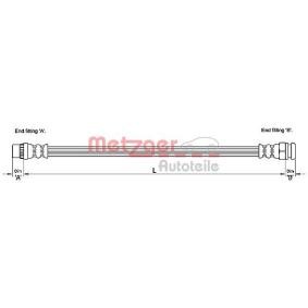 METZGER 4110228 Bromsslang CITROËN C4 Picasso 1 (UD_) 1.6 109 hk Diesel