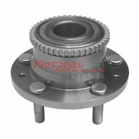 METZGER WM 2006 Hjullager MAZDA 6 Station Wagon (GY) 1.8 120 hk Bensinmotor