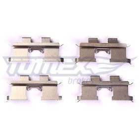 TOMEX brakes TX 44-46 Kit de accesorios, pastillas de frenos HYUNDAI TUCSON (JM) 2.0 141 cv Motor otto