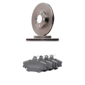 RIDEX 3405B1775 Bremsscheiben und -beläge RENAULT TWINGO 1 (C06)