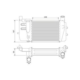 VALEO 818369 Ladeluftkühler TOYOTA Yaris III Kastenwagen (XP13)