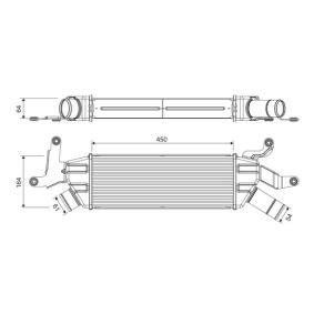 VALEO 818370 Ladeluftkühler MITSUBISHI