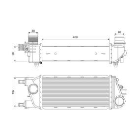 VALEO 818388 Intercooler CHRYSLER