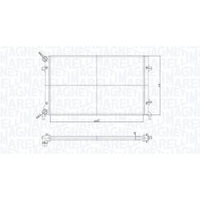 MAGNETI MARELLI 350213853000 Kylare VW Passat Sedan (3C2) 2.0 150 hk Bensinmotor
