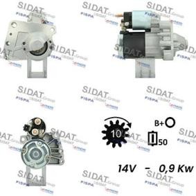 SIDAT S12MH0076A2 Motor de arranque MINI Paceman (R61) 1.6 116 cv Motor otto