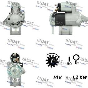 SIDAT S12MH0335A2 Motor de arranque SUZUKI BALENO Ranchera familiar (EG) 1.3 86 cv Motor otto
