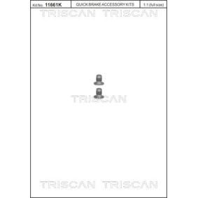TRISCAN 8105 116002 Parafuso, disco de travão MERCEDES-BENZ CLE