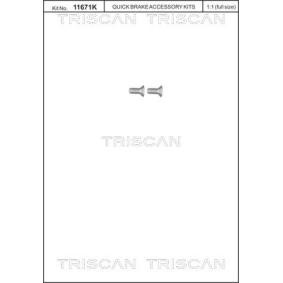 TRISCAN 8105 116012 Skruv till bromsskiva CITROËN C4 I (LC_)