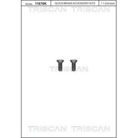 TRISCAN 8105 116017 Parafuso, disco de travão NISSAN