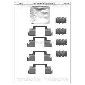 Köp Monteringssats, bromsbelägg av TRISCAN 8105 291629 till det låga priset 243,42&nbsp;kr