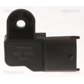 TRISCAN 8827 27002 Kraftstoffdrucksensor VOLVO XC60 II (246) 2.0 190 PS Otto