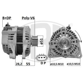 ERA 209647A Alternateur MAZDA 3 3/5 portes (BM, BN) 1.5 100 CV Essence