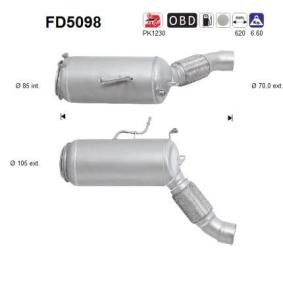 Comprar Filtro de partículas de AS FD5098 a bajo precio de 533,44&nbsp;&euro;