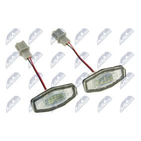 NTY ELP-HD-001 Skyltbelysning HONDA CIVIC 8 Hatchback (FN, FK)