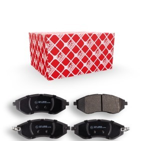 Osta Jarrupalat, levyjarru FEBI BILSTEIN:llä 16721 edullisesti hintaan 27,61&nbsp;&euro;