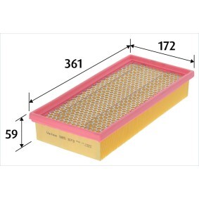 Osta Ilmansuodatin VALEO:llä 585573 edullisesti hintaan 14,07&nbsp;&euro;