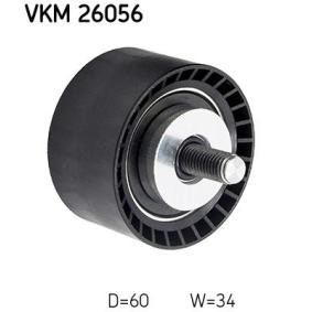 SKF VKM 26056 Umlenk- / Führungsrolle, Keilrippenriemen VOLVO XC40 (536) 2.0 150 PS Diesel