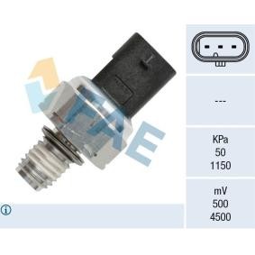 FAE 15612 Sensor, pressão do combustível OPEL MOKKA