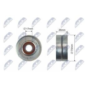 NTY RNK-HD-022 Rullo tenditore, cinghia trapezoidale LAND ROVER