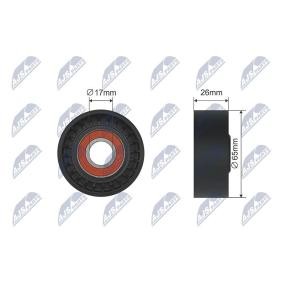 NTY RNK-ME-023 Umlenk- / Führungsrolle, Keilriemen MERCEDES-BENZ