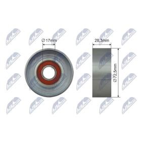 NTY RRK-MZ-002 Poulie, tendeur de courroie d'accessoire MAZDA 2 3/5 portes (DE_, DH_3) 1.5 102 CV Essence