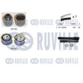 RUVILLE 550061 Kit cinghia di distribuzione SKODA Fabia 2 (545) 1.4 70 CV Diesel