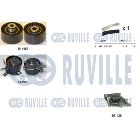 Compre Bomba de água + kit de correia dentada da RUVILLE 5502801 a um preço baixo por 185,68&nbsp;&euro;