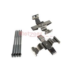 Comprar Kit de accesorios, pastillas de frenos de METZGER 109-0109 a bajo precio de 24,74&nbsp;&euro;