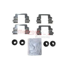 Comprar Kit de accesorios, pastillas de frenos de METZGER 109-0150 a bajo precio de 20,23&nbsp;&euro;