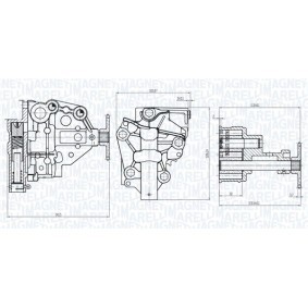 MAGNETI MARELLI 351516000020 Ölpumpe RENAULT SCENIC 2 (JM0/1) 2.0 150 PS Diesel