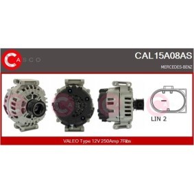 CASCO CAL15A08AS Generator MERCEDES-BENZ E-klass All-Terrain (S213) 3.0 258 hk Diesel