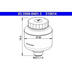 ATE 03.3508-0401.3 Bremsevæsketank MERCEDES-BENZ