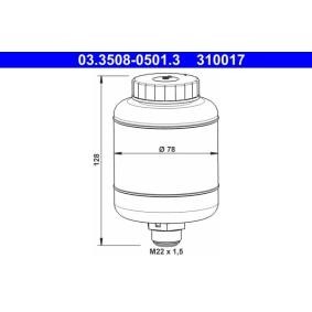 ATE 03.3508-0501.3 Bremsevæsketank MERCEDES-BENZ