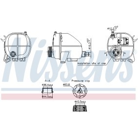 Achetez des Vase d'expansion, liquide de refroidissement NISSENS 996357 à prix pour 61,71&nbsp;&euro;