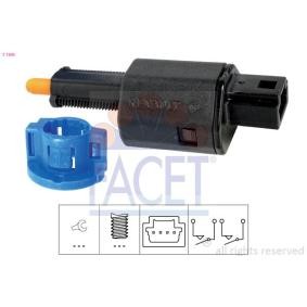 FACET 7.1306 Kupplungsschalter (GRA) RENAULT MEGANE 3 Grandtour (KZ0/1) 1.5 86 PS Diesel