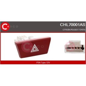 CASCO CHL70001AS Interruptor piscas de emergência TOYOTA