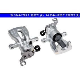 ATE 24.3344-1725.7 Étrier de frein MITSUBISHI COLT 6 (Z3A, Z2A) 1.3 92 CV Essence