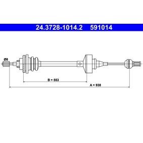 Osta Vaijeri, kytkimen käyttö ATE:llä 24.3728-1014.2 edullisesti hintaan 33,98&nbsp;&euro;