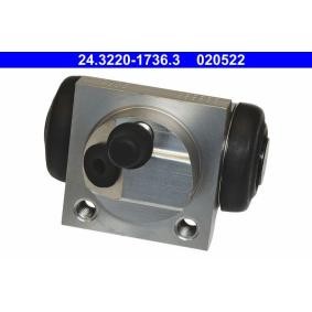 ATE 24.3220-1736.3 Hjulbremsesylinder SMART FORTWO Coupé (451) 0.8 45 hk Diesel