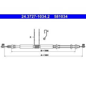Handbremsseil von ATE günstig für 29,03&nbsp;&euro;