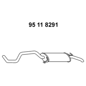 Endschalldämpfer 95 11 8291 von EBERSPÄCHER günstig für 294,78&nbsp;&euro; online kaufen