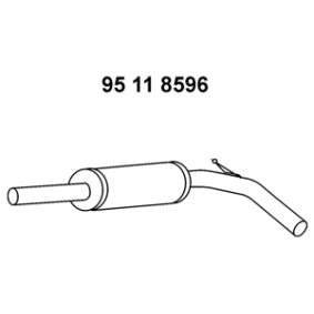 Mittelschalldämpfer 95 11 8596 von EBERSPÄCHER günstig für 190,27&nbsp;&euro; online kaufen