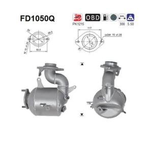 AS FD1050Q Partikelfilter (DPF) TOYOTA YARIS
