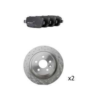 RIDEX 3405B1822 Kit dischi e pastiglie FORD MONDEO 4 (BA7) 2.2 175 CV Diesel