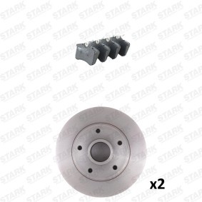 STARK SKBK-10991842 Bremsscheiben und -beläge RENAULT SCENIC 3 (JZ0/1)