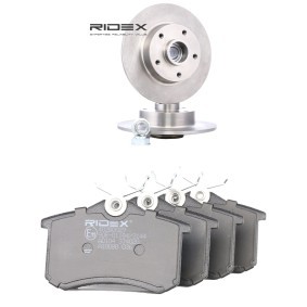 RIDEX 3405B1839 Bremsscheiben und -beläge RENAULT SCENIC 3 (JZ0/1)