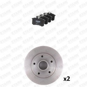 STARK SKBK-10991845 Bremsscheiben und -beläge RENAULT SCENIC 3 (JZ0/1)