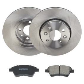 RIDEX 3405B2066 Bremsscheiben und -beläge RENAULT KANGOO (KC0/1_)