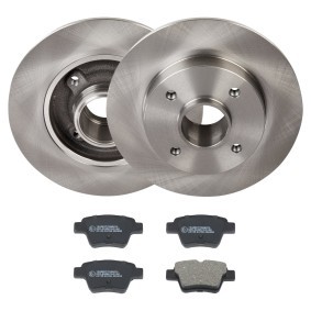 RIDEX 3405B2163 Bromssats PEUGEOT 207 SW (WK_) 1.6 90 hk Diesel