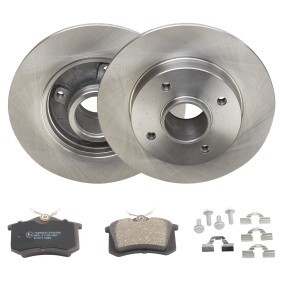 RIDEX 3405B2182 Bromssats PEUGEOT 207